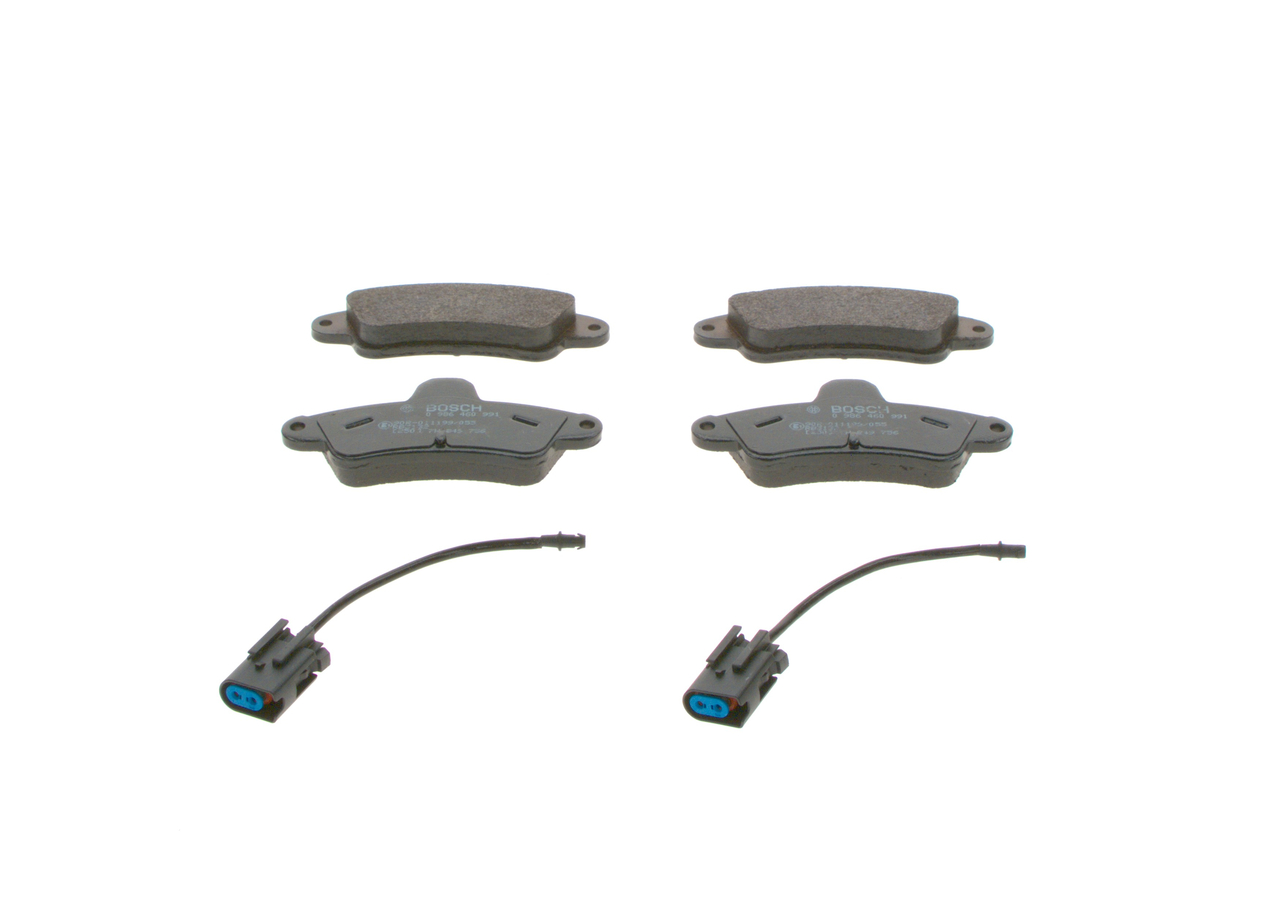 BOSCH 0 986 460 991: Bremsbeläge mit Anti-Quietsch-Blech