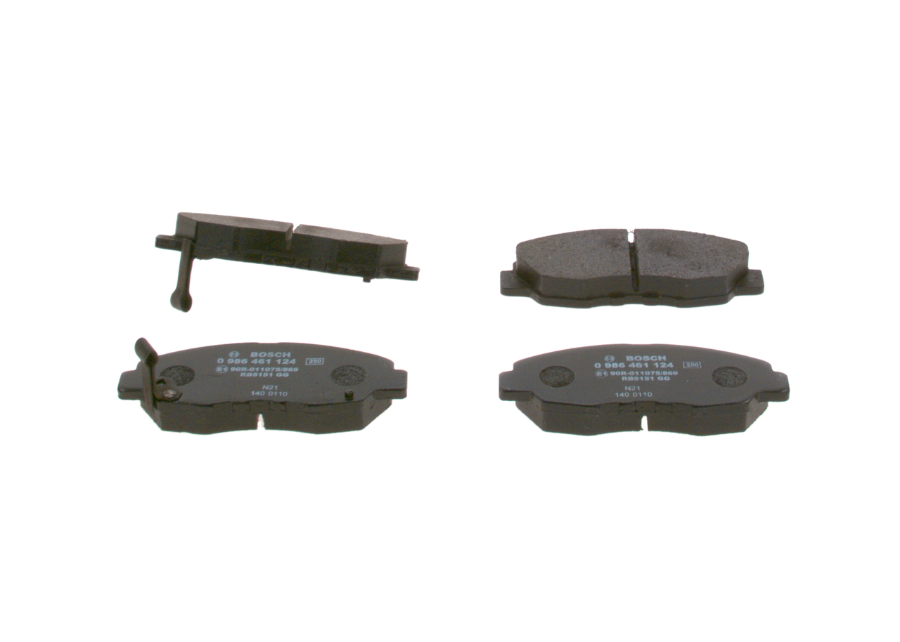 BOSCH 0 986 461 124 Sada brzdových destiček, kotoučová brzda HONDA Accord 6 Limousine (CK, CG, CH, CF8) 150 HP Benzín cena