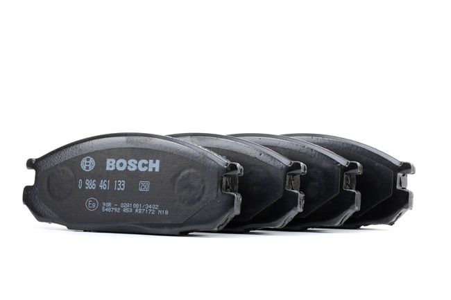 BOSCH 0 986 461 133: Juego de pastillas de freno Chapa antichirridos, con instrucciones de montaje