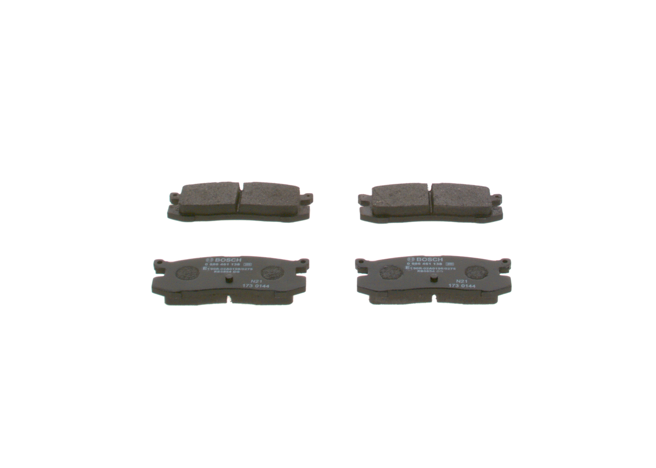 BOSCH 0 986 461 138: Juego de pastillas de freno