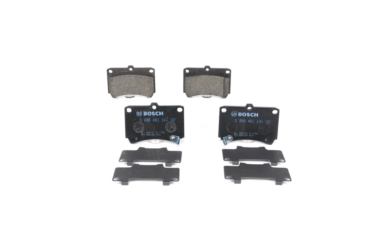 BOSCH 0 986 461 141 Τακάκια φρένων MAZDA 121 II (DB) 54 PS Βενζίνη κόστος