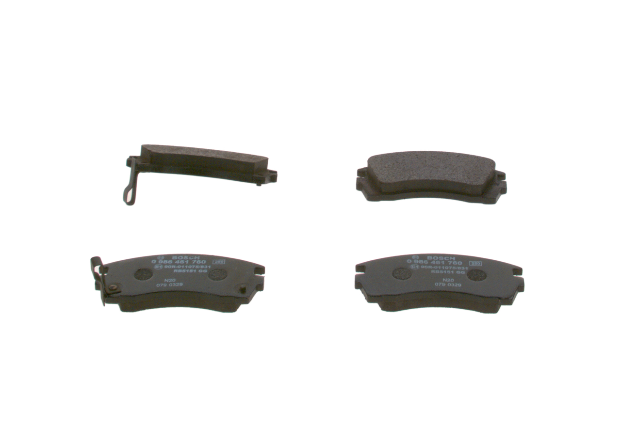 BOSCH 0 986 461 760: Bremsbeläge