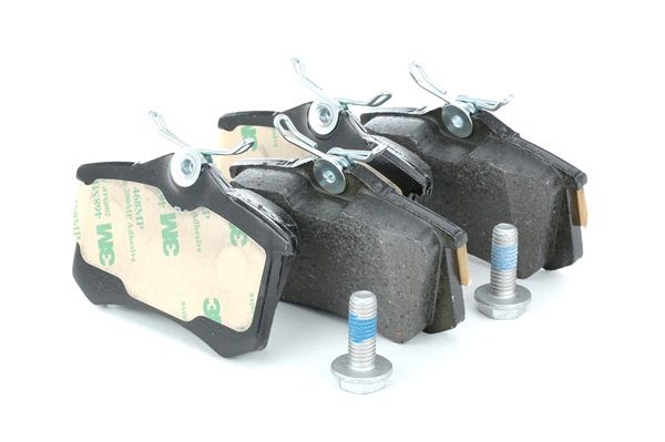 BOSCH 0 986 461 769: Juego de pastillas de freno con instrucciones de montaje, Chapa antichirridos, con tornillos