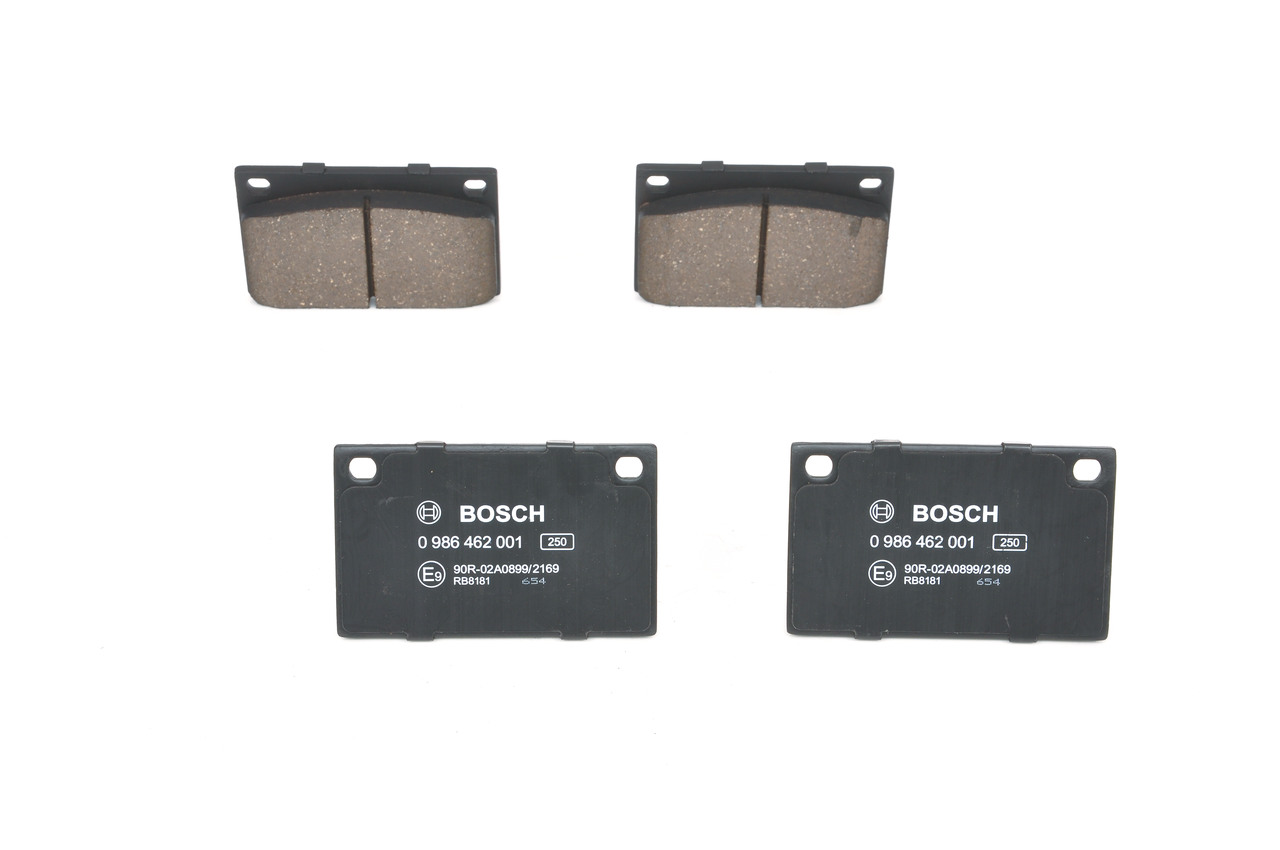 BOSCH 0 986 462 001: Bremsbeläge mit Anti-Quietsch-Blech, mit Montageanleitung