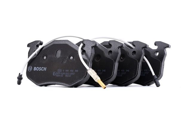BOSCH 0 986 466 346: Juego de pastillas de freno Chapa antichirridos, con instrucciones de montaje