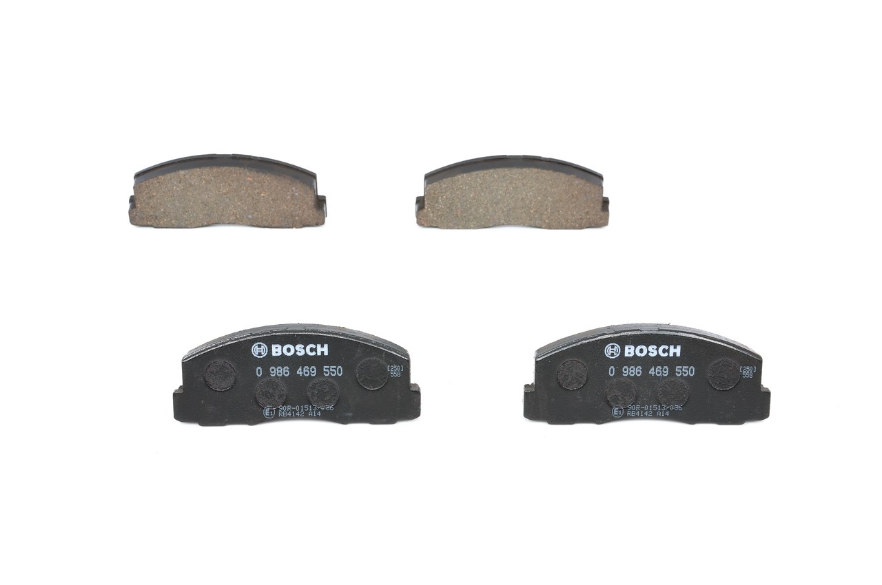 BOSCH 0 986 469 550 Bremseklodser MITSUBISHI COLT 1 (A15A) 105 HK Benzin hvad koster