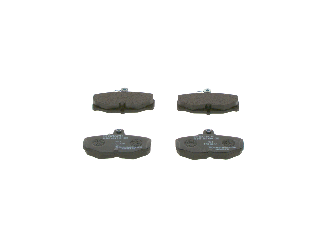 BOSCH 0 986 469 810 Комплект спирачно феродо, дискови спирачки FORD SCORPIO 1 (GAE, GGE) 125 K.C. бензин цена