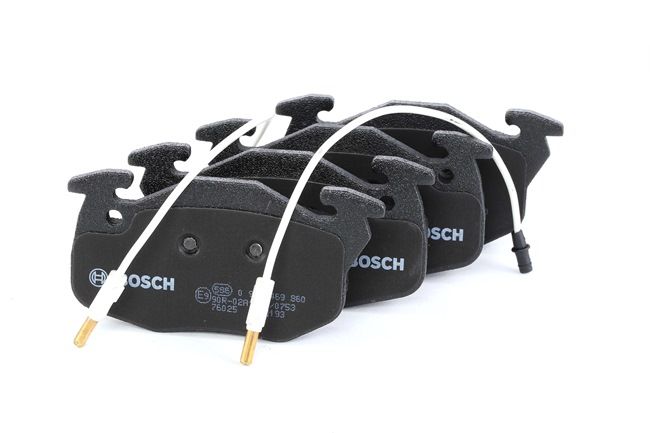 BOSCH 0 986 469 860: Fékbetét készlet, tárcsafék csikorgásgátló lemezzel