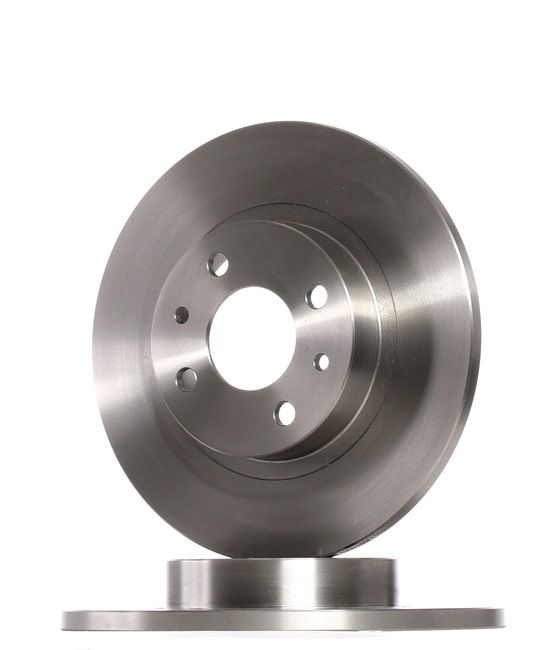 BOSCH 0 986 478 343: Disque de frein Ø: 257,5mm, plein, Ø: 257,5mm, huilé