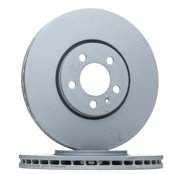 BOSCH 0 986 478 867: Disco de freno Ø: 288mm, ventilado, Ø: 288mm, revestido, con tornillos