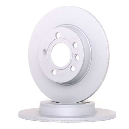 BOSCH 0 986 478 871: Stabdžių diskas Ø: 280mm, visiškai, Ø: 280mm, padengta