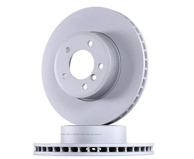 BOSCH 0 986 479 115: Brzdový kotúč Ø: 324mm, vetraný, Ø: 324mm, potiahnutá, so skrutkami