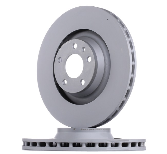 BOSCH 0 986 479 260: Féktárcsa Ø: 347mm, Szellőztetett, Ø: 347mm, bevonatolt