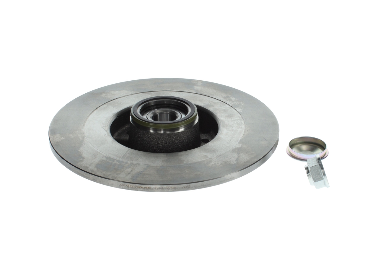 BOSCH 0 986 479 280: Disco de freno Ø: 300mm, macizo, Ø: 300mm, aceitado, con cojinete rueda, con anillo sensor ABS