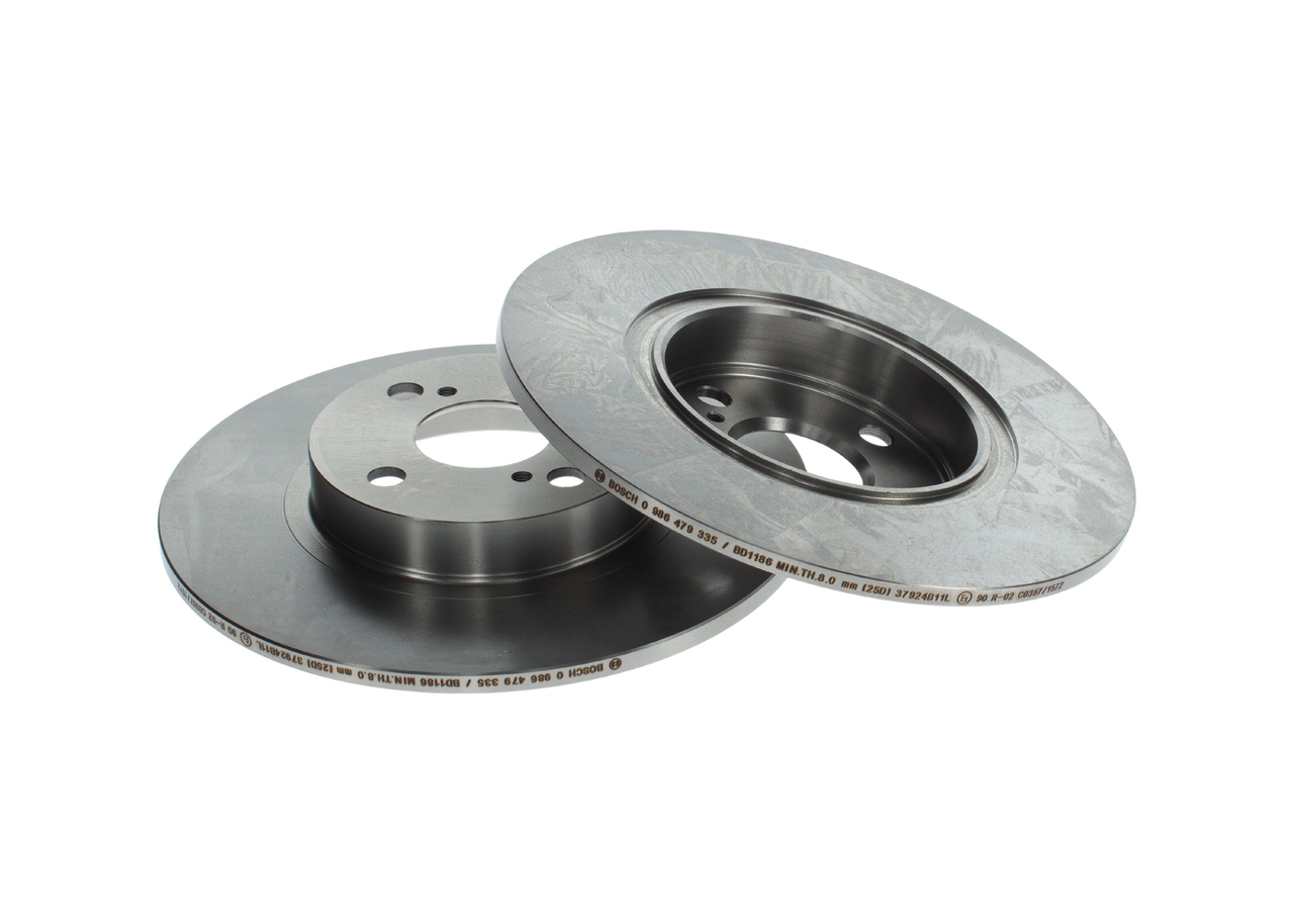 BOSCH 0 986 479 335 Remschijf TOYOTA COROLLA LEVIN Coupé (AE10_) 170 Pk Benzine kosten