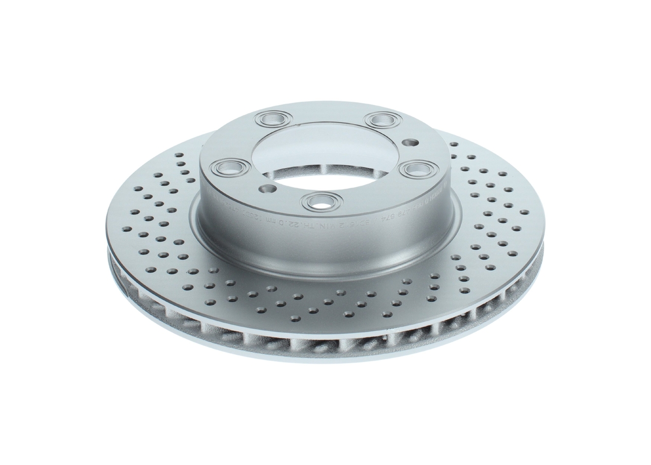 BOSCH 0 986 479 674: Bremsscheibe Ø: 297,9mm, gelocht, Belüftet, Ø: 297,9mm, beschichtet