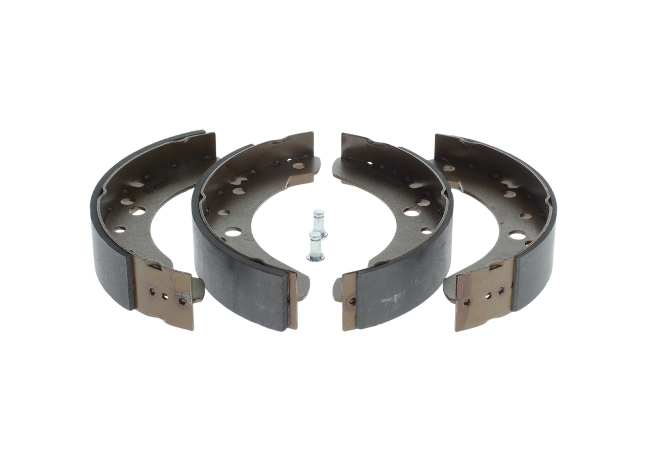 BOSCH 0 986 487 242 Bremsesko sett FORD TRANSIT Kassevogn (T_ _) 82 hk Bensin hva koster