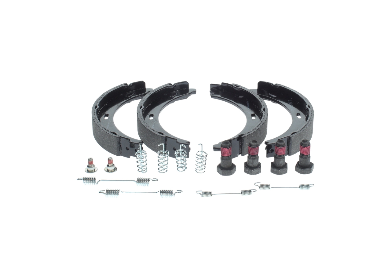 BOSCH 0 986 487 344: Sada brzd. čeľustí parkov. brzdy s prislusenstvom