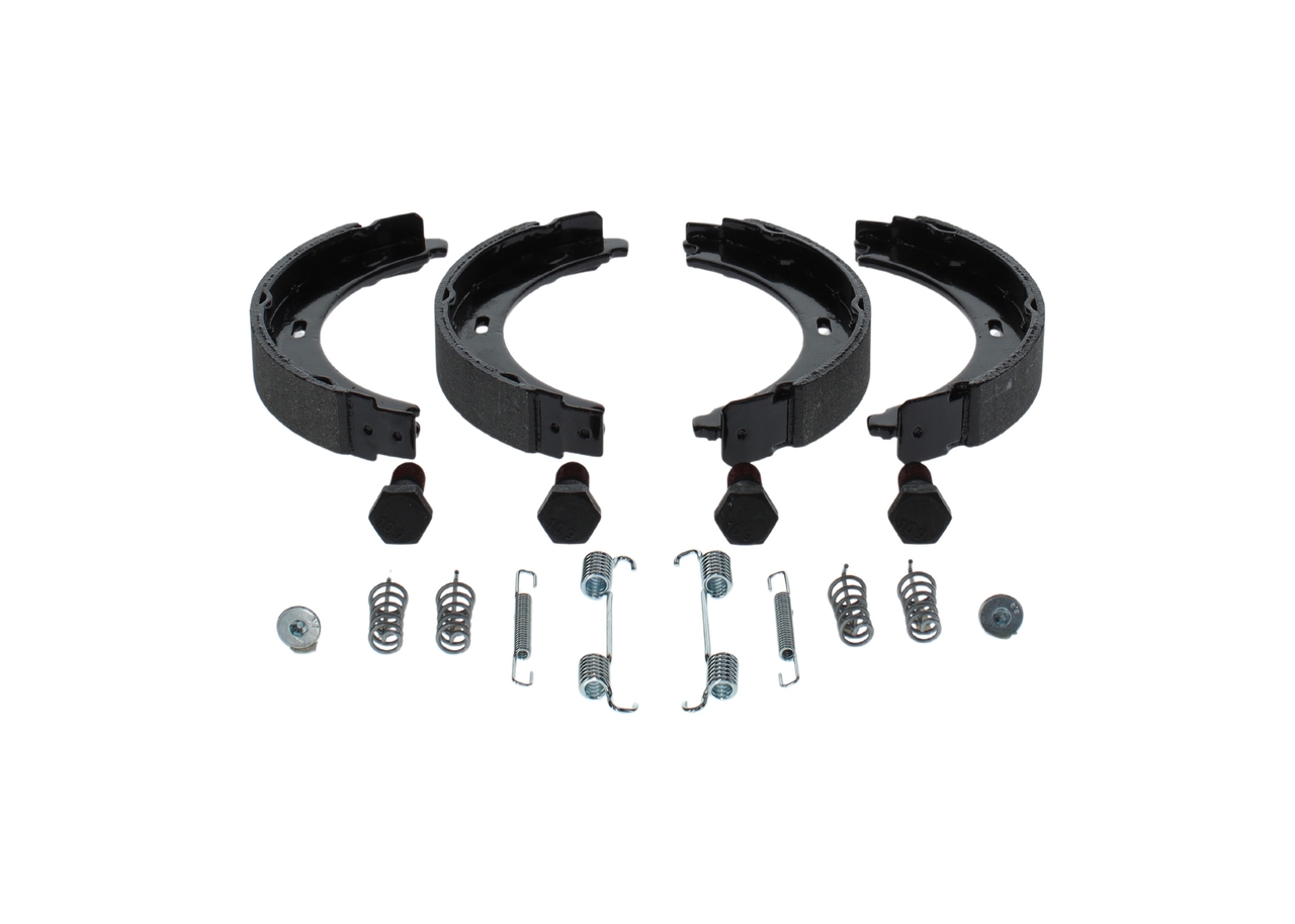 BOSCH 0 986 487 584: Zapata de freno de mano con accesorios