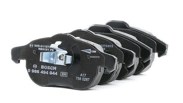 BOSCH 0 986 494 044 Sada brzdových destiček, kotoučová brzda VAUXHALL Vectra Mk2 (C) CC (Z02) 211 HP Benzín cena