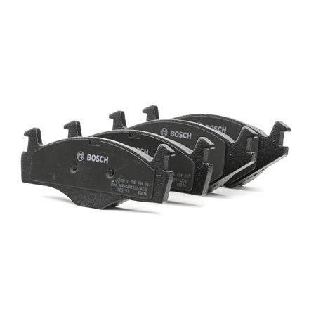 BOSCH 0 986 494 057: Sada brzdových destiček, kotoučová brzda s krycím plechem, s montážním návodem