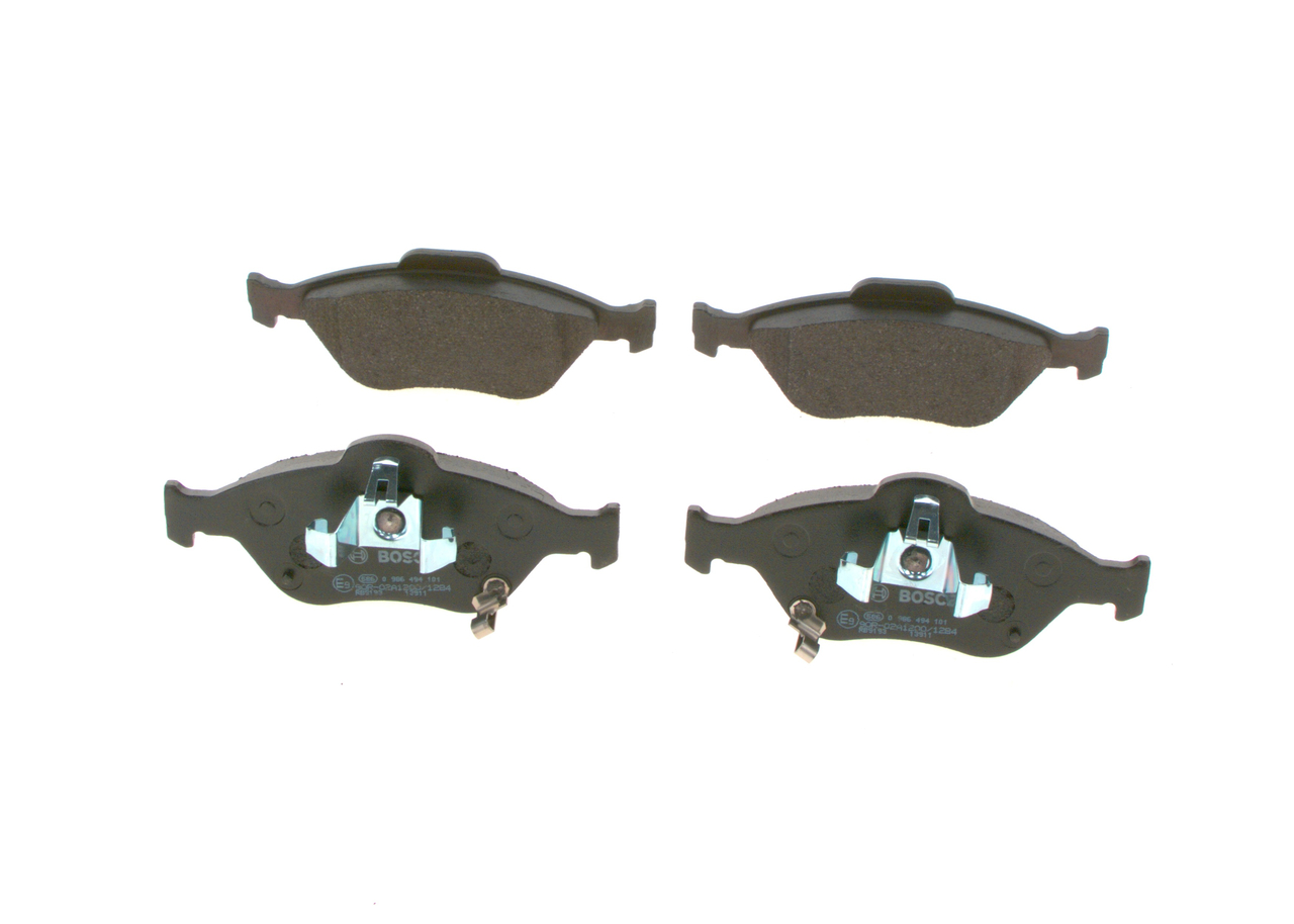 BOSCH 0 986 494 101 Τακάκια φρένων DAIHATSU CHARADE 99 PS Βενζίνη κόστος