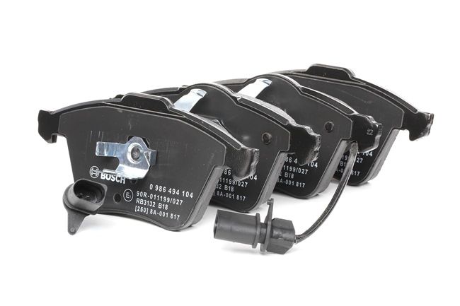 BOSCH 0 986 494 104 Remblokken AUDI A4 Cabrio (8H7, B6, 8HE, B7) 200 Pk Benzine kosten