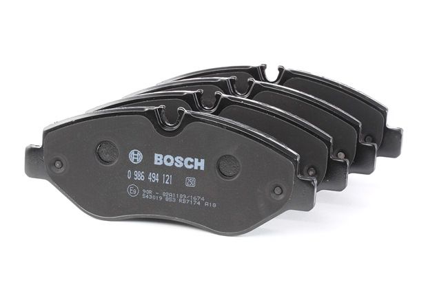 BOSCH 0 986 494 121: Remblokken Met anti-kreukplaat, Met montagehandleiding