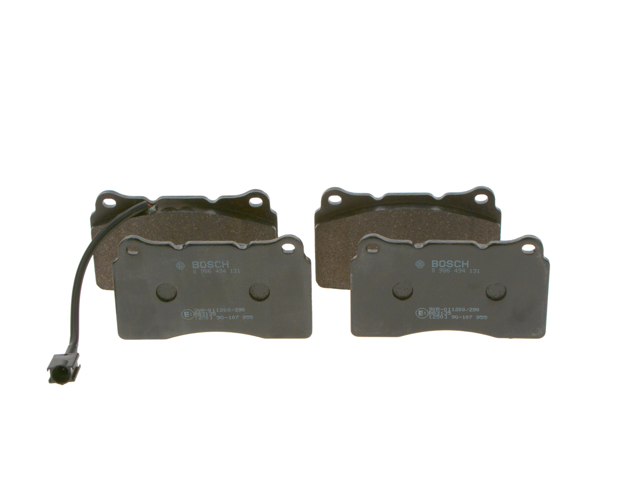 BOSCH 0 986 494 131: Juego de pastillas de freno Chapa antichirridos