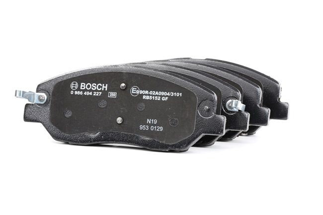 BOSCH 0 986 494 227 Sada brzdových destiček, kotoučová brzda SSANGYONG Korando SUV (CK) 150 HP Diesel cena