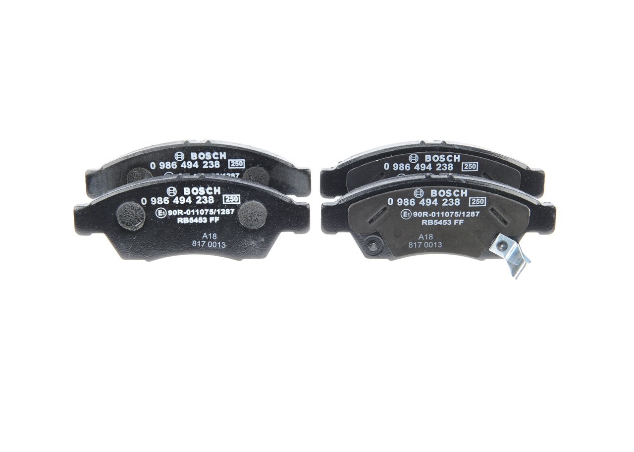 BOSCH 0 986 494 238 Bremsbeläge SUZUKI Liana Limousine (ER, RH_) 125 PS Benzin Kosten