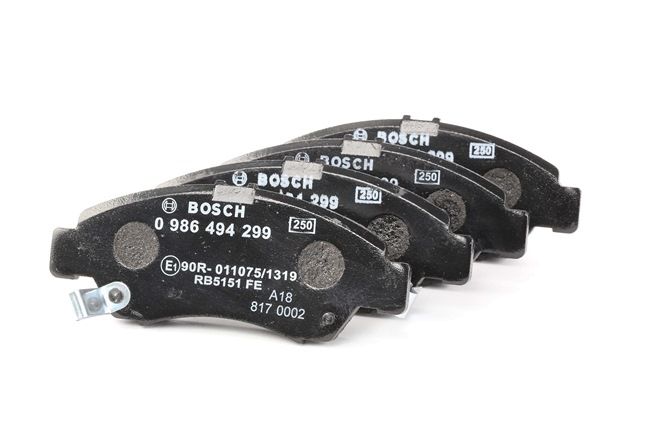 BOSCH 0 986 494 299 Klocki hamulcowe HONDA Jazz 2 (GD_, GE3, GE2) 86 KM benzyna koszt