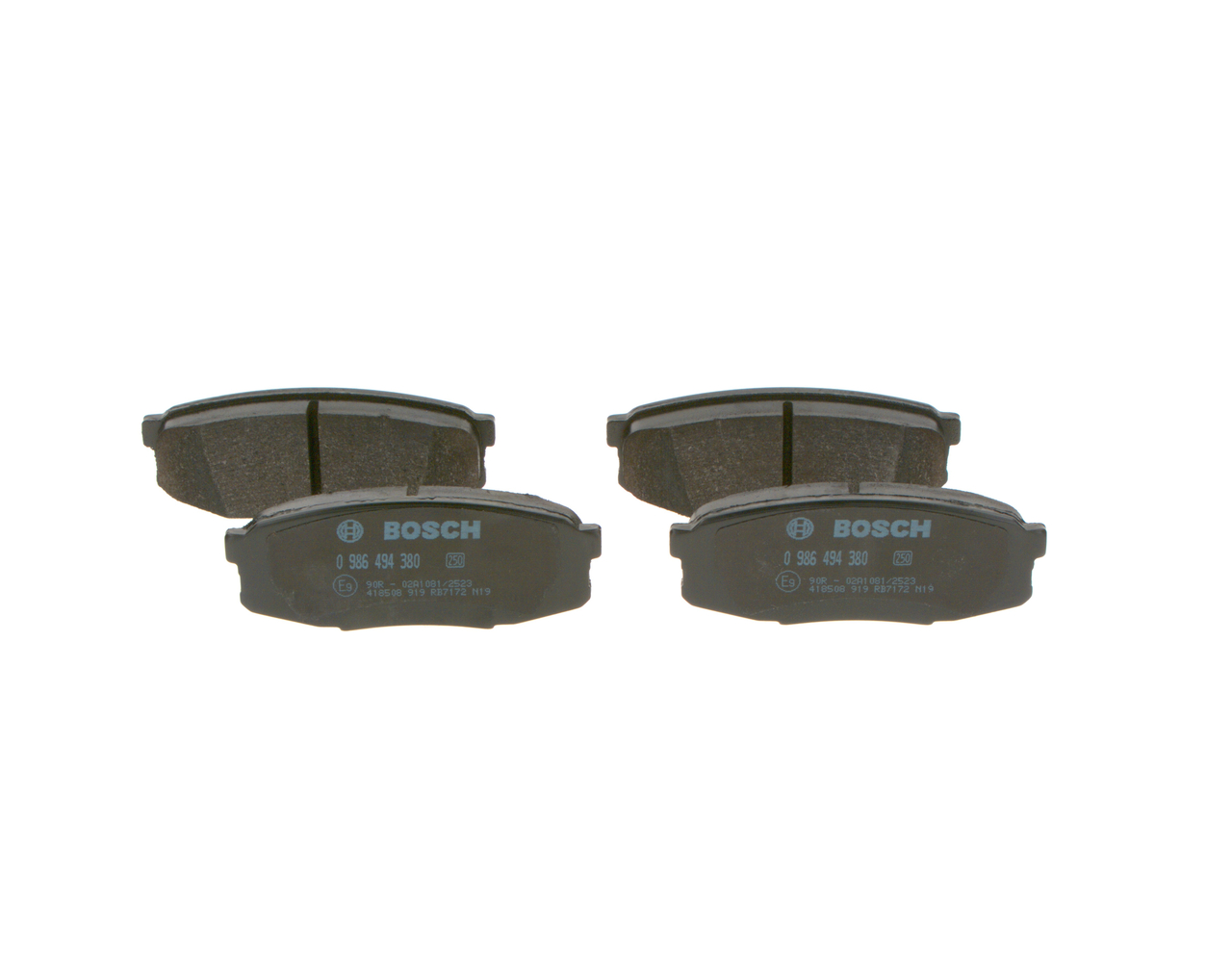 BOSCH 0 986 494 380 Τακάκια φρένων LEXUS LX (_J2_) 377 PS Βενζίνη κόστος