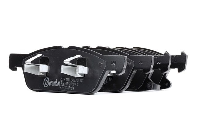BREMBO P 24 188: Plăcuțe de frână PRIME LINE cu acceasorii, cu clema piston, cu tabla anti scartait