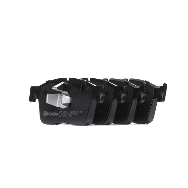 BREMBO P 36 031: Plăcuțe de frână PRIME LINE cu acceasorii, cu clema piston, cu tabla anti scartait