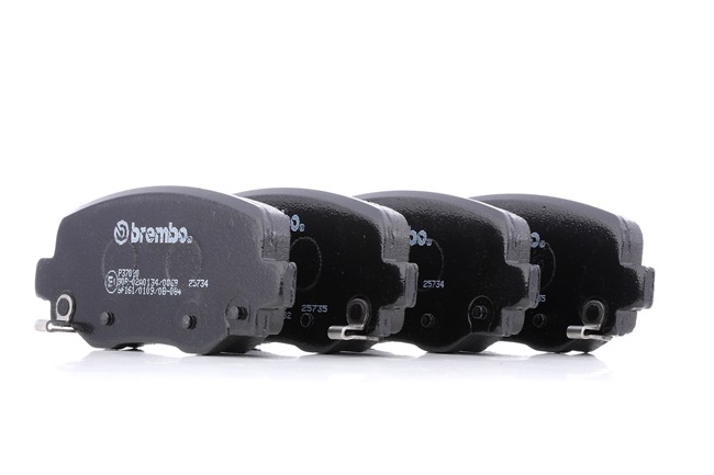BREMBO P 37 020: Plăcuțe de frână PRIME LINE cu acceasorii, cu suruburi etrier, cu tabla anti scartait