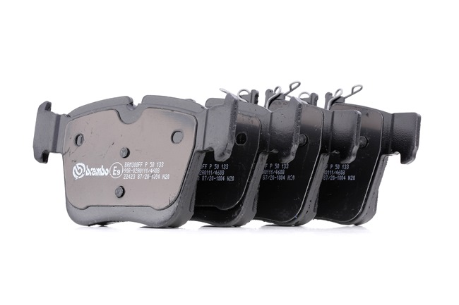 BREMBO P 50 133: Plăcuțe de frână PRIME LINE fara accesorii, cu tabla anti scartait