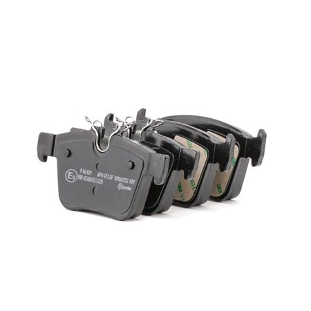 BREMBO P 86 029: Jarrupalat, levyjarru PRIME LINE Ilman tarvikkeita, Huudonvaimennuspellillä