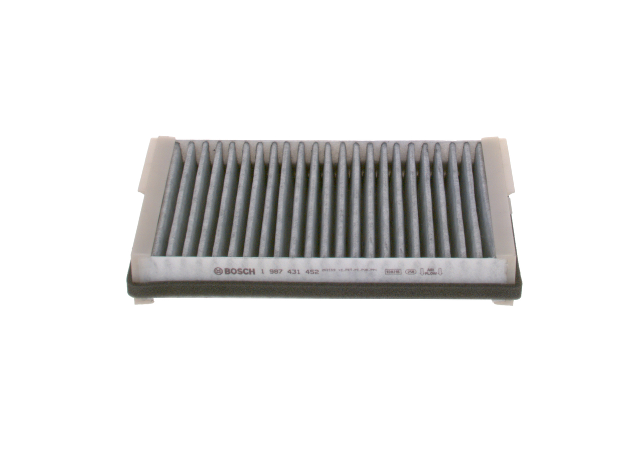 BOSCH 1 987 431 452: Filter vnútorného priestoru Filter aktívneho uhlia