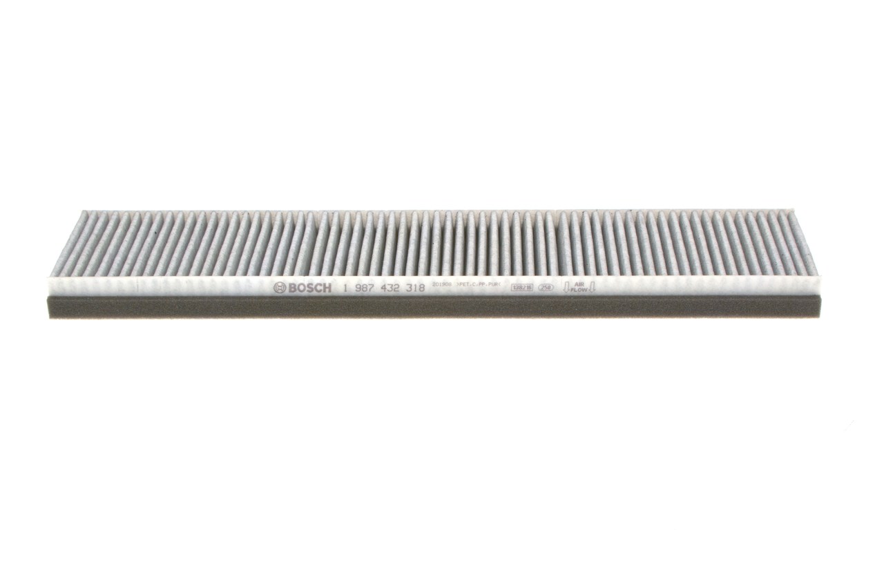 BOSCH 1 987 432 318: Filtro de habitáculo Filtro de carbón activado