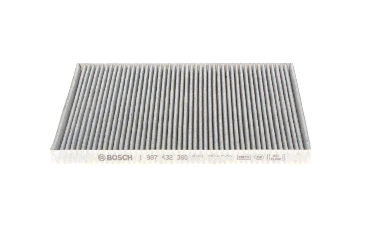 BOSCH 1 987 432 360: Filtrs, Salona telpas gaiss Aktivētās ogles filtrs