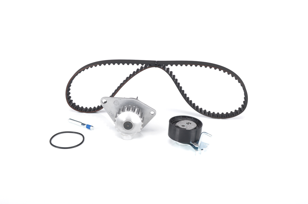 BOSCH 1 987 948 723: Bomba de agua + kit de correa de distribución Núm. dientes: 100, Ancho: 17mm