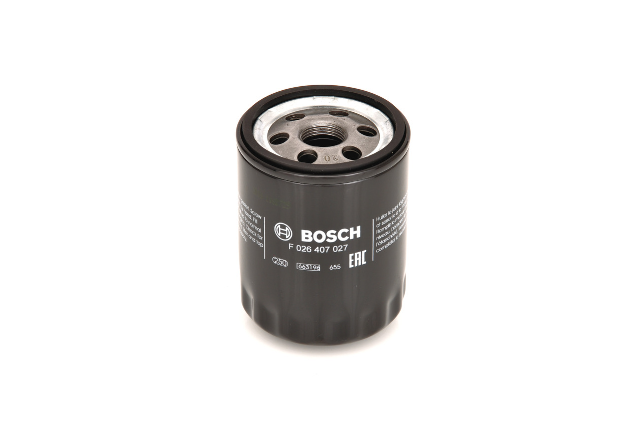 BOSCH F 026 407 027 Oliefilter MITSUBISHI COLT 6 (Z3A, Z2A) 95 HK Diesel hvad koster