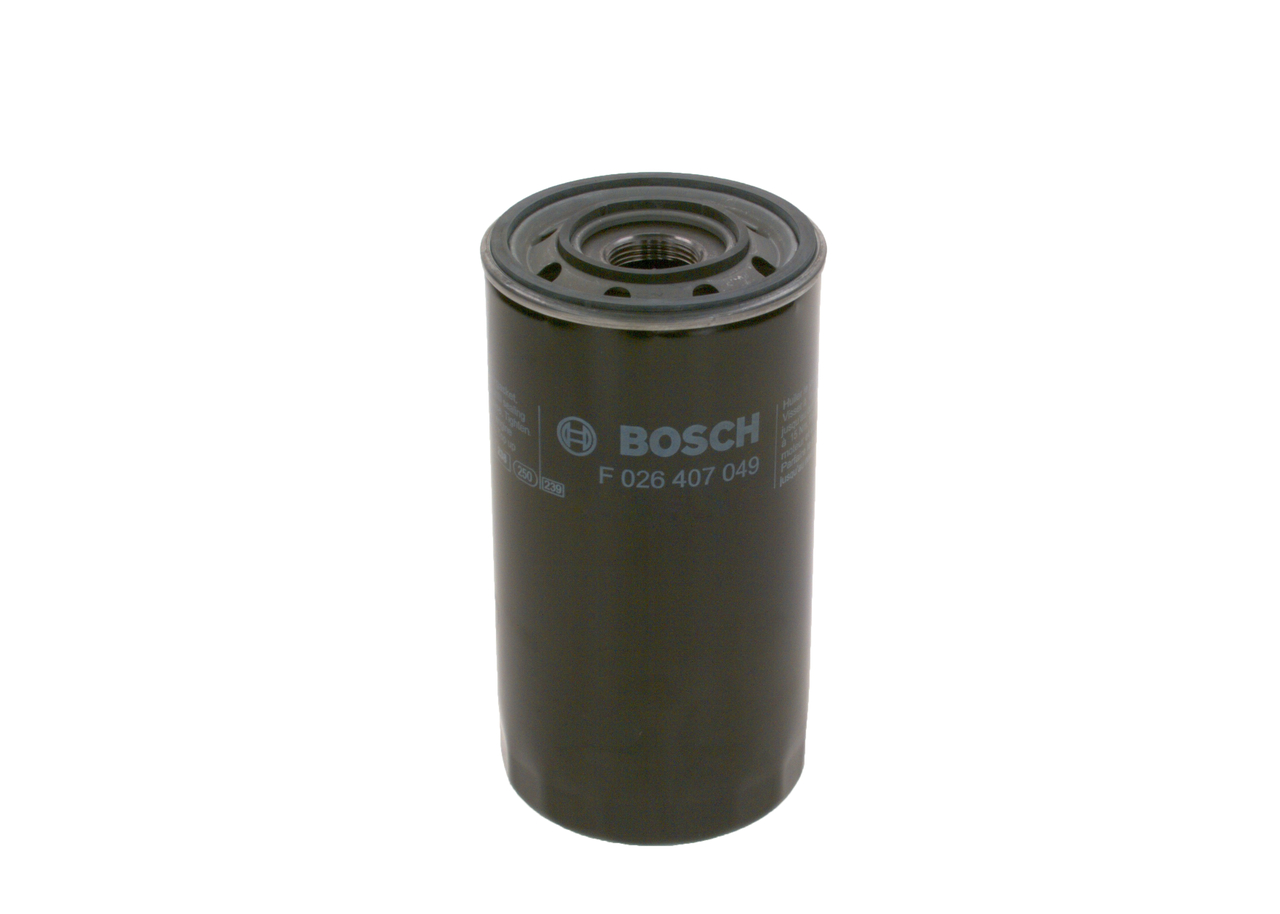 BOSCH F 026 407 049: Filtro de aceite con válvula bloqueo de retorno