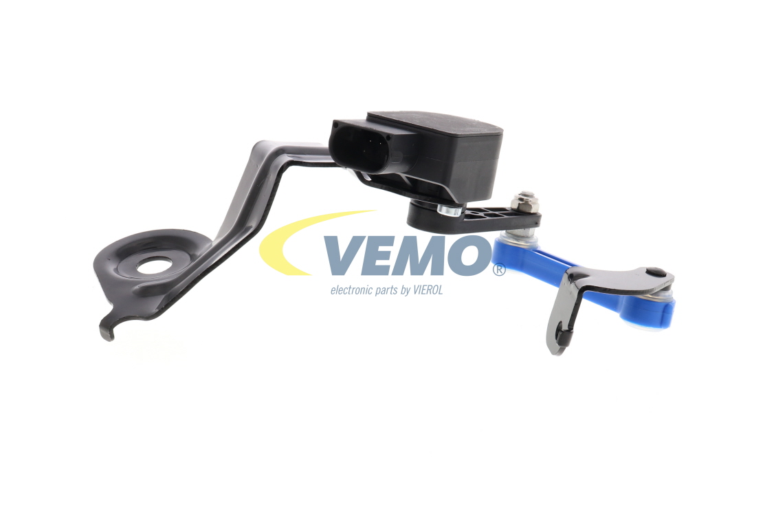 VEMO V10-72-1414: Sensor, Xenonlicht (Leuchtweiteregulierung) Original VEMO Qualität Hinterachse, mit Halterahmen