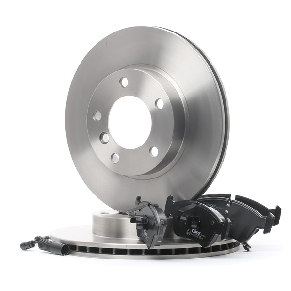 VAICO V20-90001: Bremsscheiben und -beläge Vorderachse, Ø: 286mm, Belüftet, mit Bremsbelägen, EXPERT KITS +