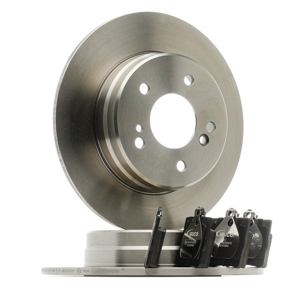 VAICO V30-90003: Bromssats, skivbroms Bakaxel, Ø: 278mm, full, med bromsbelägg, EXPERT KITS +