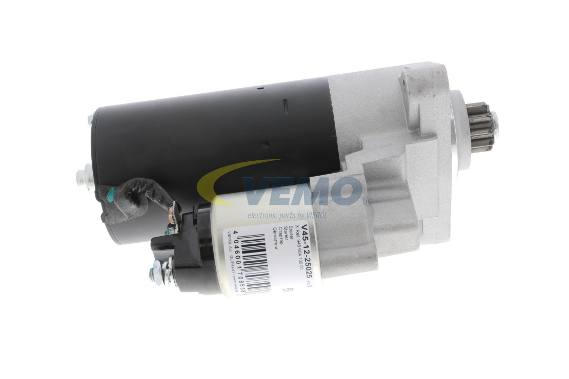 VEMO V45-12-25025: Motor de arranque 1,7kW, Original calidad de VEMO