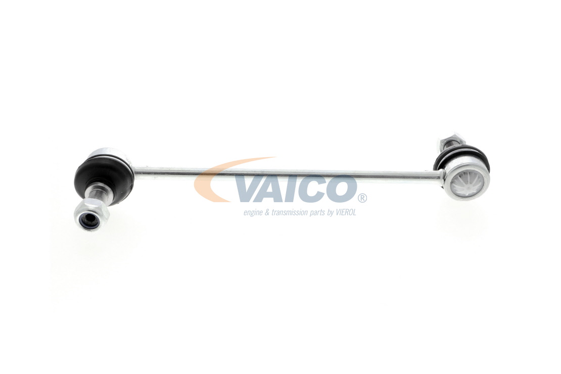 VAICO V53-0138: Brat / bieleta suspensie, stabilizator pe ambele parti, punte fata, 237mm, Original VAICO Quality