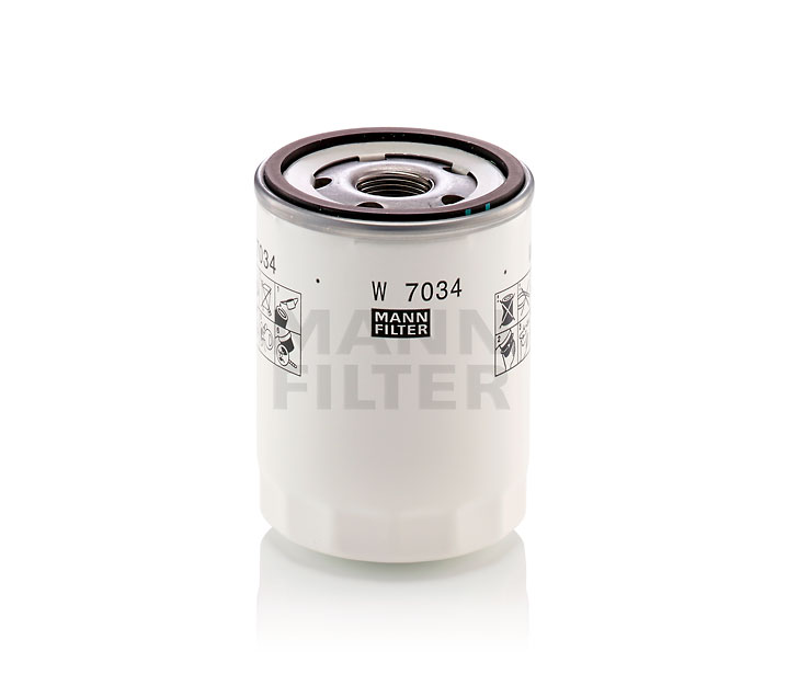 MANN-FILTER W 7034 Φίλτρο λαδιού FORD Tourneo Custom V710 Microbus (NXN) 110 PS Πετρέλαιο κόστος